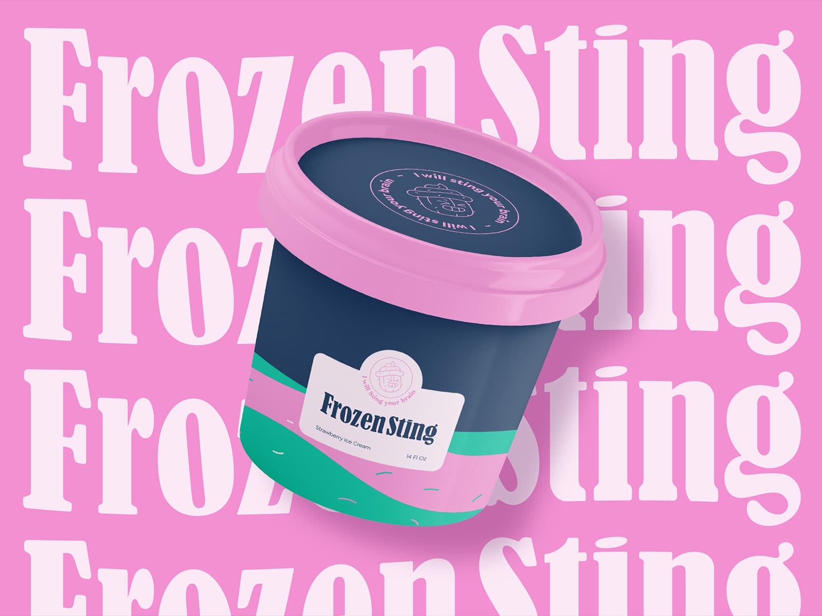 Frozen Sting live brand guide preview